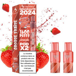 WPUFF 2.0 - PACK DE 2 PODS POD GROSSE FRAISE - La Vapoteria