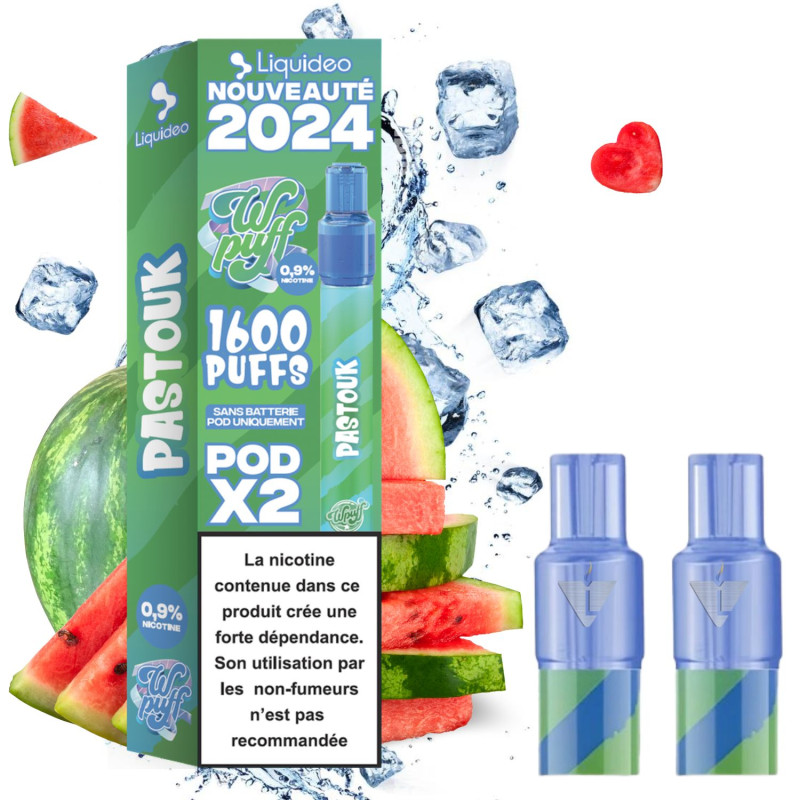 WPUFF 2.0 - PACK DE 2 PODS PASTOUK 1600 PUFFS - La Vapoteria