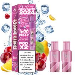 WPUFF 2.0 - PACK DE 2 PODS MY CHERIE CITRONNÉE 1600 PUFFS - La Vapoteria
