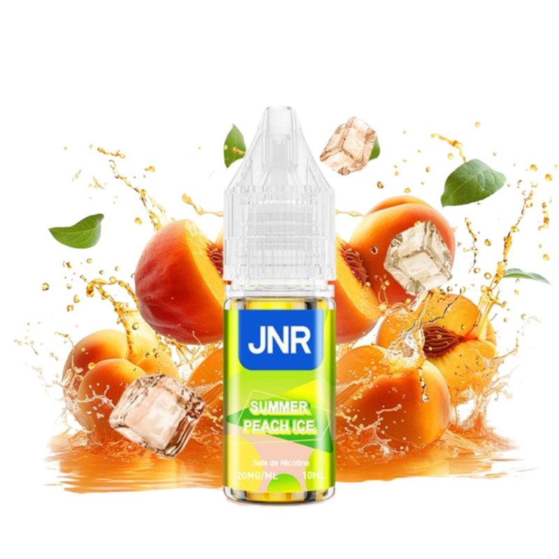 JNR - SUMMER PEACH ICE 10ml 20mg - La Vapoteria