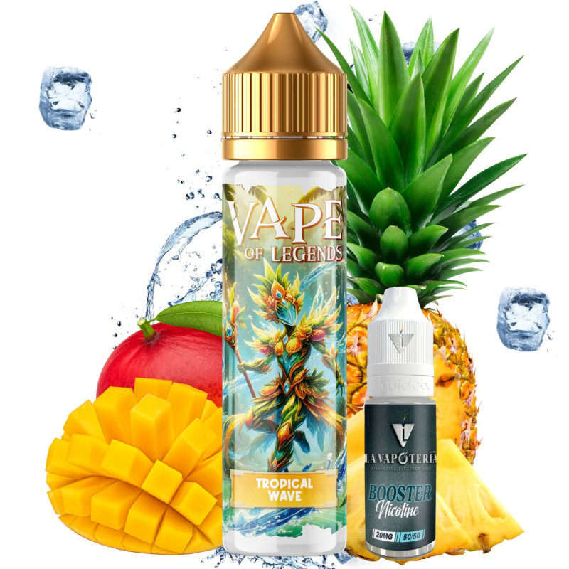 VAPE OF LEGENDS - TROPICAL WAVE 50ml 03mg - La Vapoteria