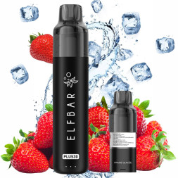 ELFBAR PLUS 30 - KIT FRAISE GLACÉE 30K - La Vapoteria