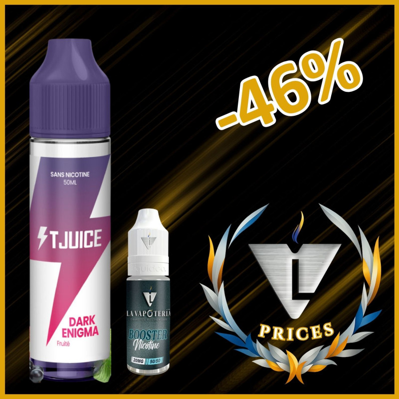 T JUICE - DARK ENIGMA 50ml 03mg - La Vapoteria