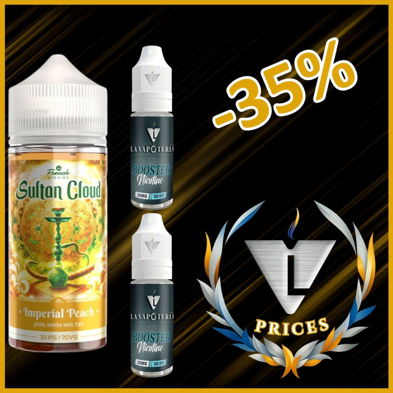 FRENCH LIQUIDE - SULTAN IMPERIAL PEACH 100ml 03mg La Vapoteria