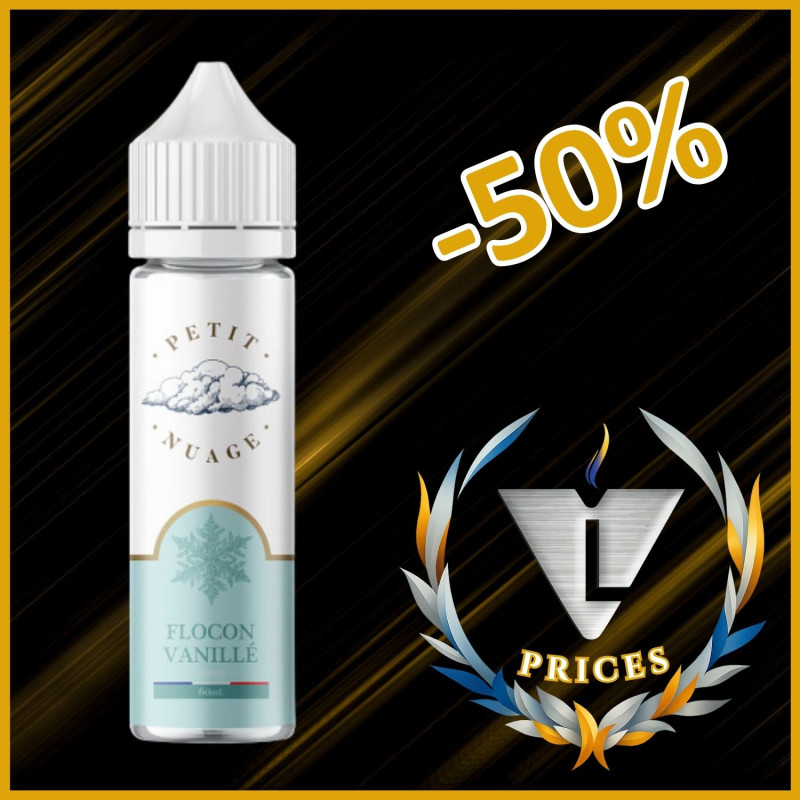 PETIT NUAGE - FLOCON VANILLÉ 60ml - La Vapoteria