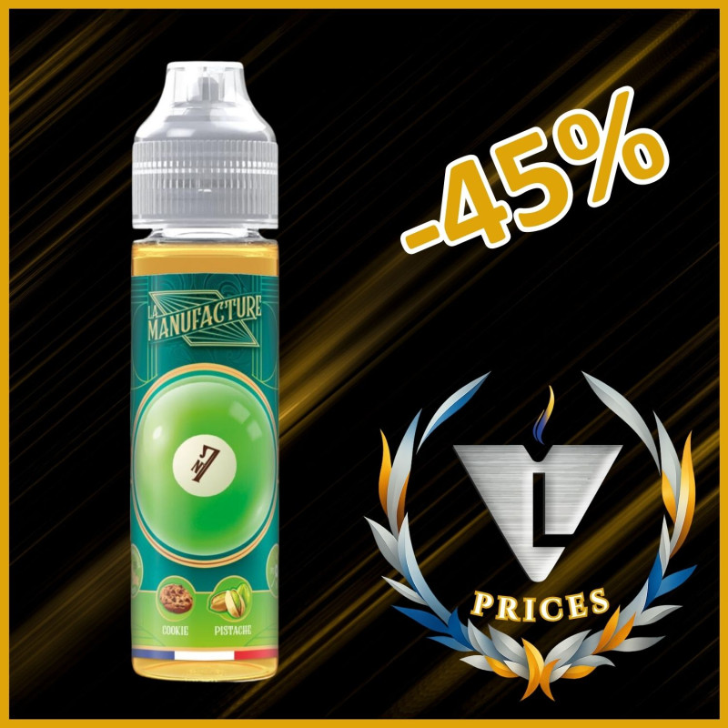 LA MANUFACTURE - N°7 - COOKIE PISTACHE 50ml - La Vapoteria