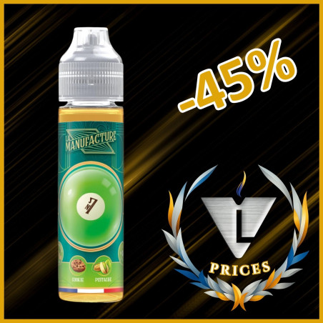 LA MANUFACTURE - N°7 - COOKIE PISTACHE 50ml - La Vapoteria