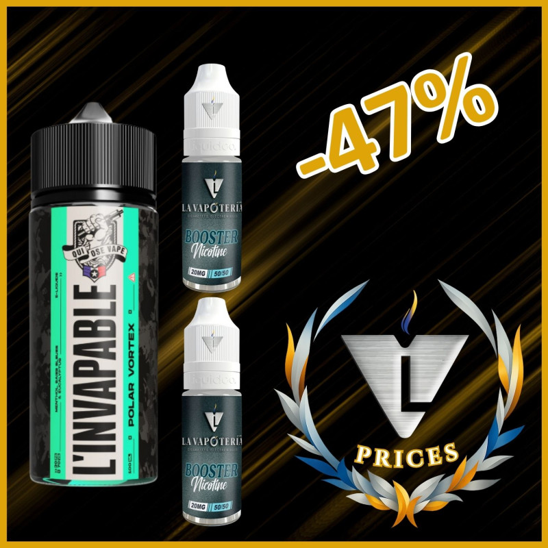 L'INVAPABLE - POLAR VORTEX 100ml 03mg - La Vapoteria