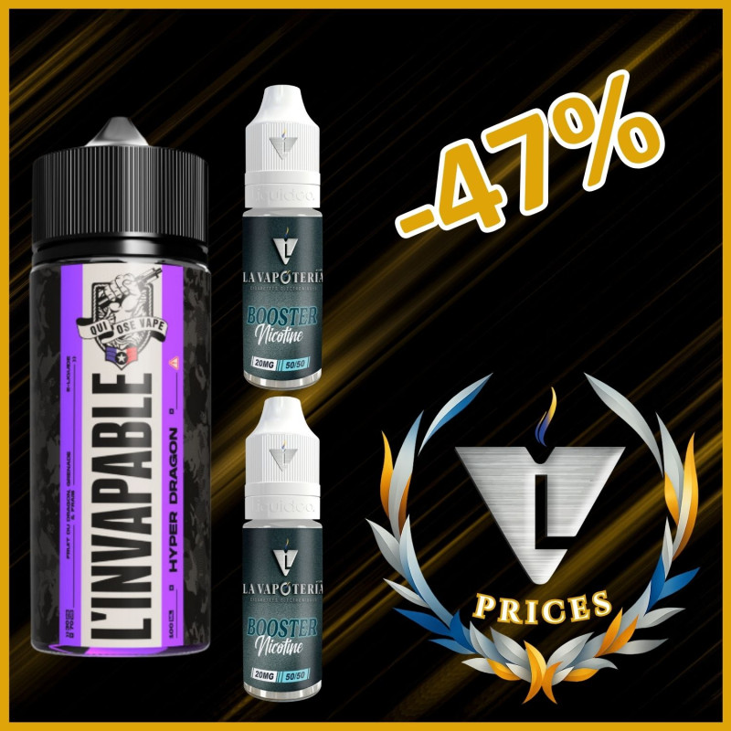 L'INVAPABLE - HYPER DRAGON 100ml 03mg - La Vapoteria