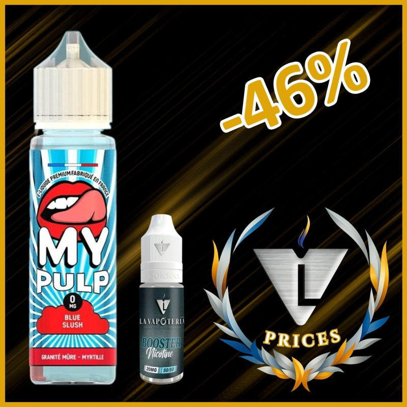 MY PULP - BLUE SLUSH 50ml PACK 03 MG - La Vapoteria
