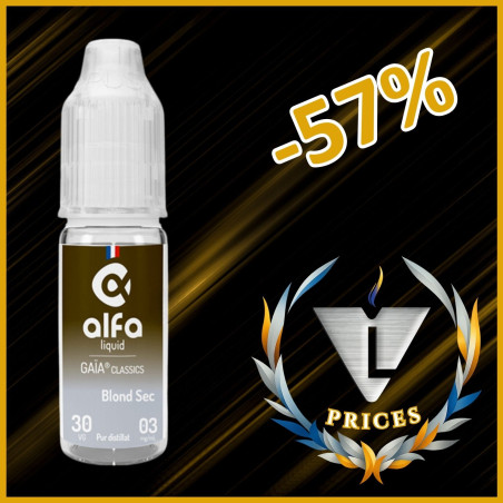 ALFA DISTILLAT - TABAC BLOND SEC - La Vapoteria