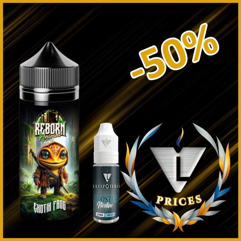 REBORN - EXOTIK FROG 50ml +1 Booster - La Vapoteria