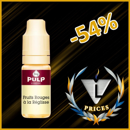 PULP ORIGINAL - FRUITS ROUGES REGLISSE 10ml - La Vapoteria
