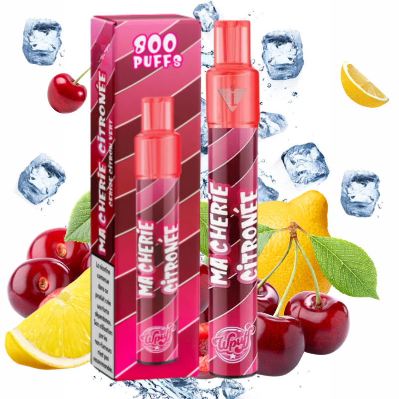 WPUFF 2.0 - STARTER KIT MA CHERIE CITRONNÉE 1.7% 800 PUFFS - La Vapoteria