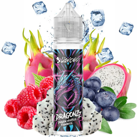 LIQUIDEO - DRAGONZZ MYRTILLE FRAMBOISE 50ml - La Vapoteria