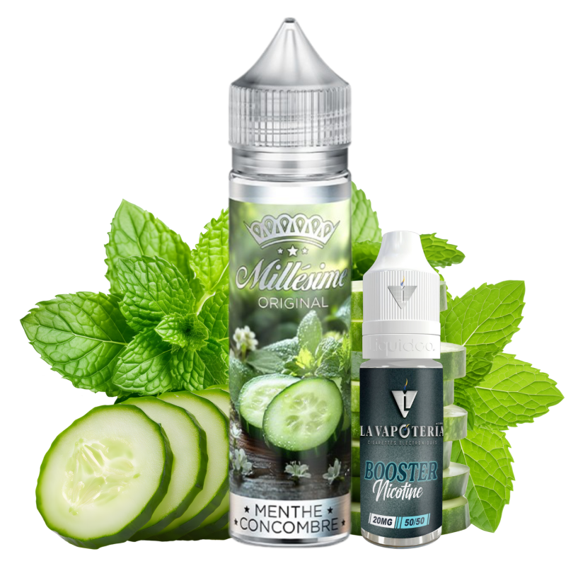 MILLESIME - MENTHE CONCOMBRE 50ml 03mg - La Vapoteria