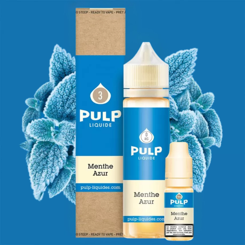 PULP60 - MENTHE AZUR 60ml 03mg - La Vapoteria