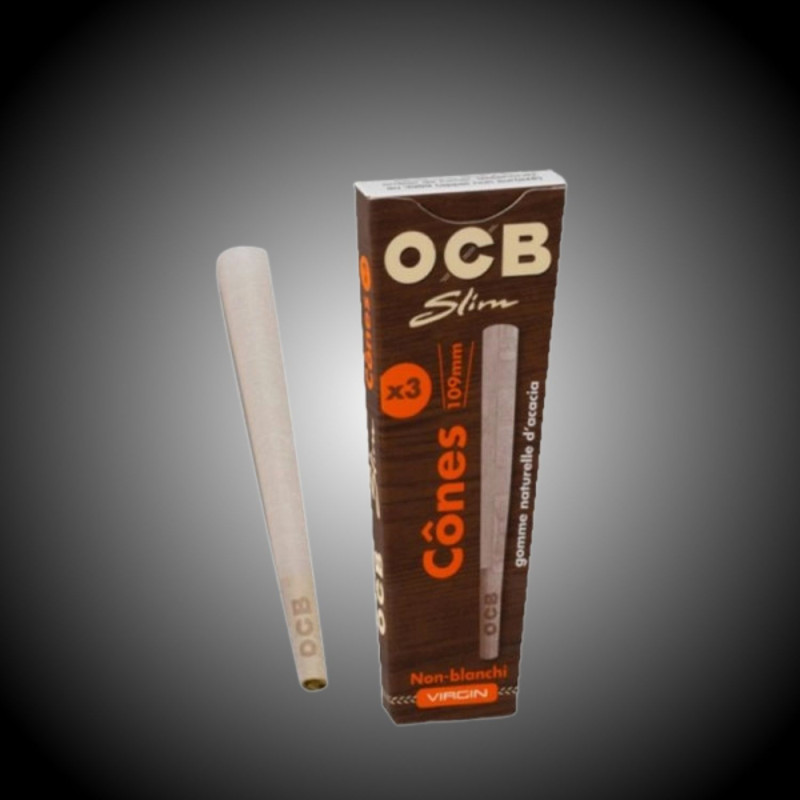 OCB - CÔNES PRÉ-ROULÉS 109mm Virgin - La Vapoteria