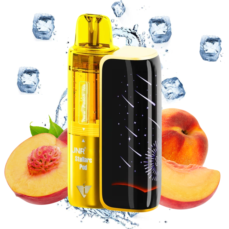 JNR - PUFF STELLARC PEACH ICE 2% 50K - La Vapoteria