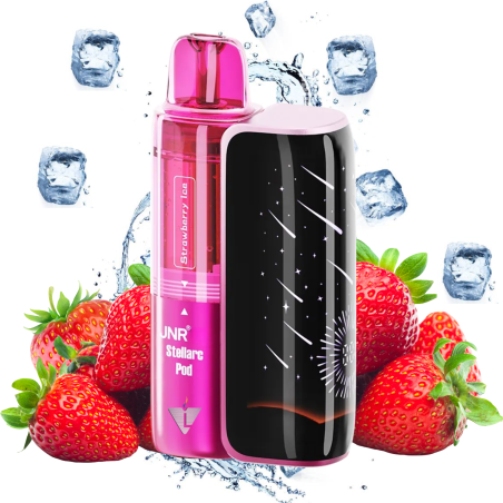 JNR - PUFF STELLARC STRAWBERRY ICE 2% 50K - La Vapoteria