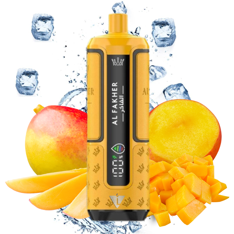 AL FAKHER - PUFF COOL MANGO HYPER MAX 30K - La Vapoteria