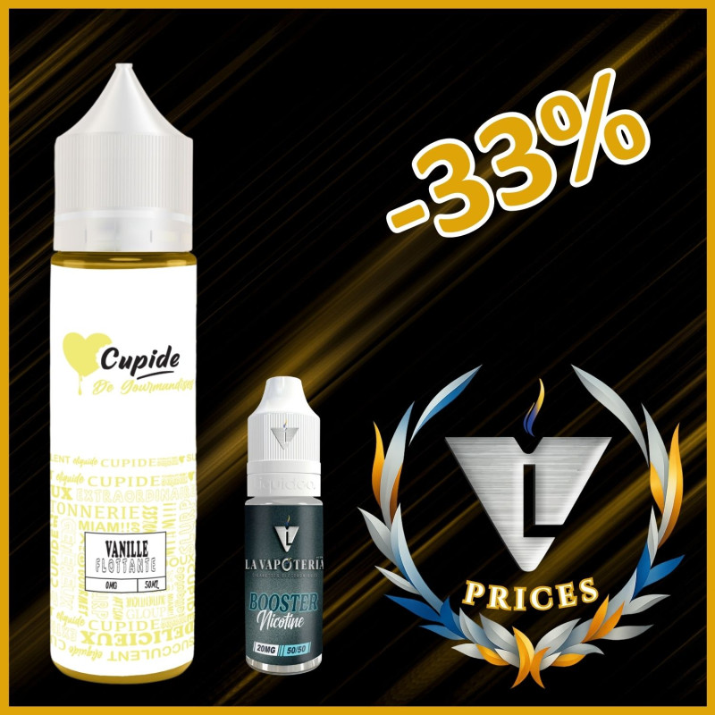 CUPIDE - VANILLE FLOTTANTE 50ml 03mg - La Vapoteria
