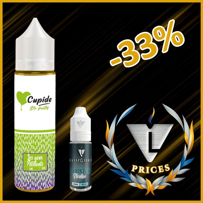 CUPIDE - LES YEUX PETILLANTS 50ml 03mg - La Vapoteria