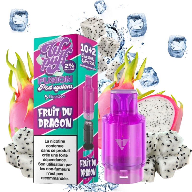 WPUFF FUSION 2.0 - POD FRUIT DU DRAGON 15000 PUFFS - La Vapoteria