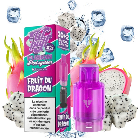 WPUFF FUSION 2.0 - POD FRUIT DU DRAGON 15000 PUFFS - La Vapoteria