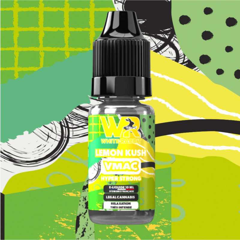 WHITE RABBIT - LIQUIDE Lemon Kush VMAC Hyper Strong 10ml  - La Vapoteria