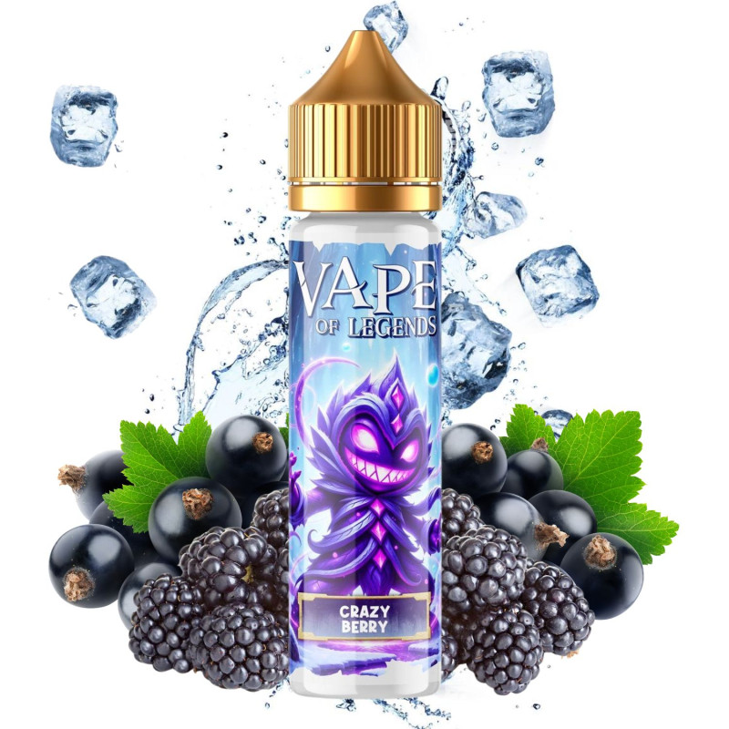 VAPE OF LEGENDS - CRAZY BERRY 50ml - La Vapoteria