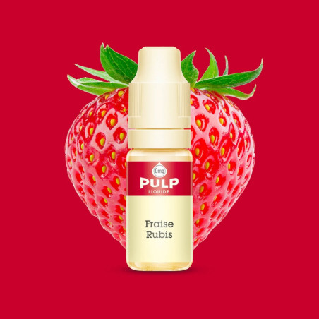PULP ORIGINAL - FRAISE RUBIS 10ml - La Vapoteria