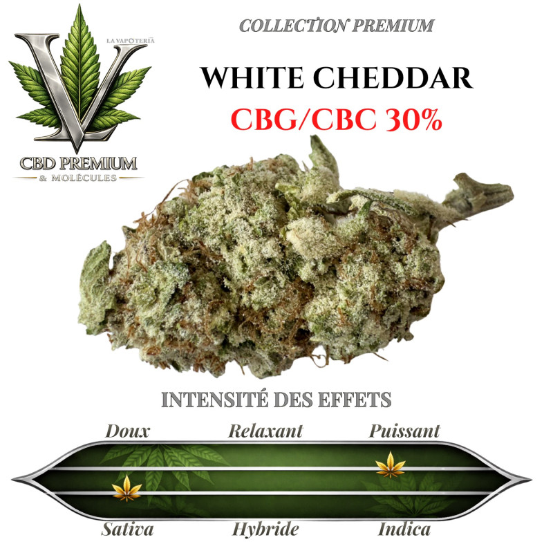 LV PREMIUM - FLEUR WHITE CHEDDAR CBC/CBG - La Vapoteria