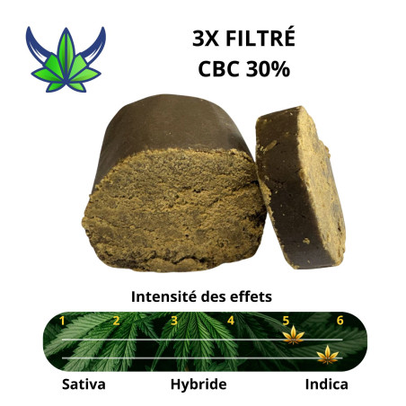 VIKING HEMP - HASH 3X FILTRÉ CBC 30% - La Vapoteria