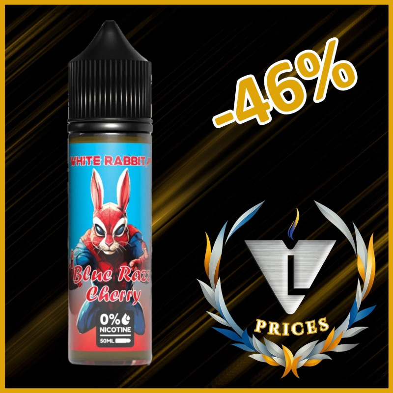 WHITE RABBIT - BLUE RAZZ CHERRY 50ml