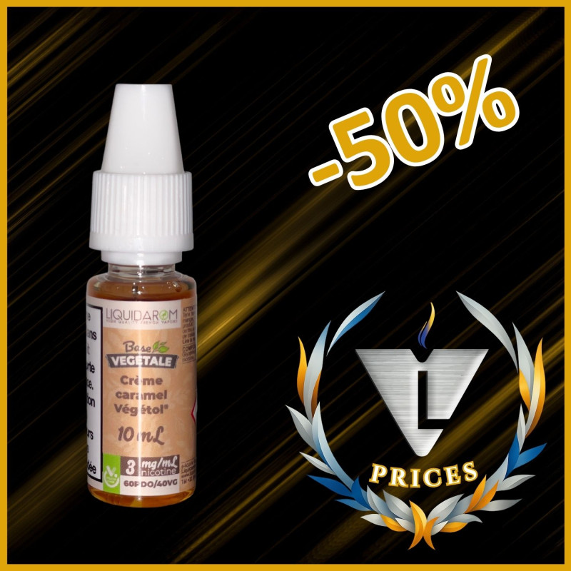 LIQUIDAROM - CRÈME CARAMEL VEGETOL 10ml