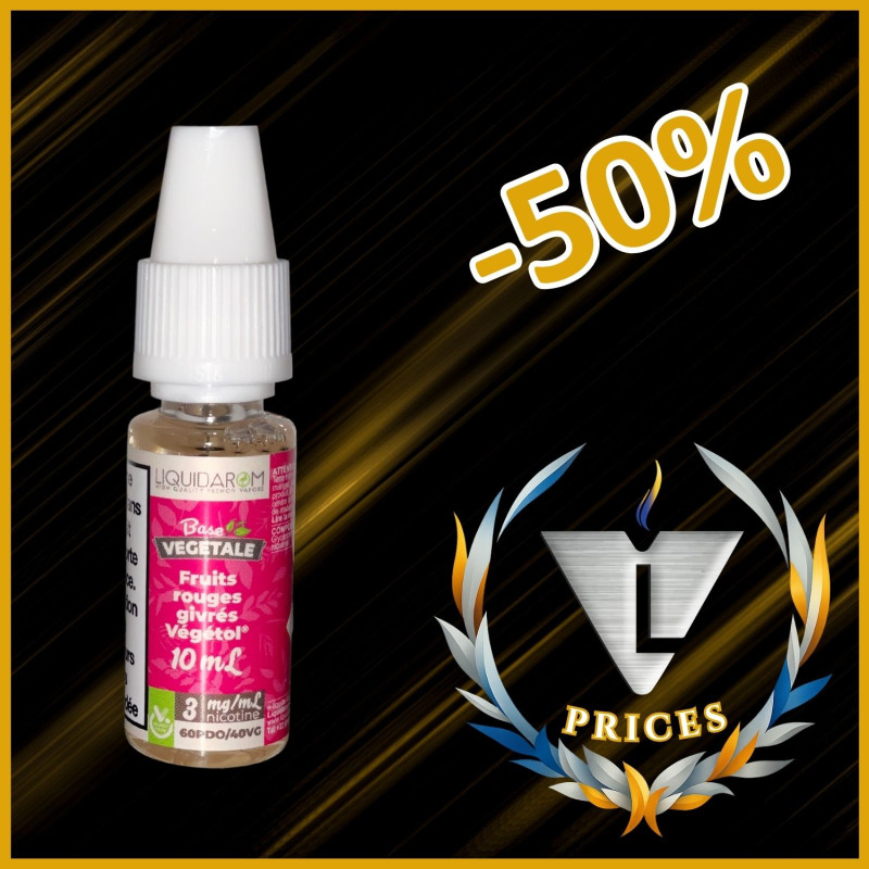 LIQUIDAROM - FRUITS ROUGES GIVRÉ VÉGÉTOL 10ml