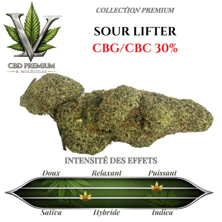 LV PREMIUM USA - FLEUR SOUR LIFTER CBG/CBC 30% - La Vapoteria