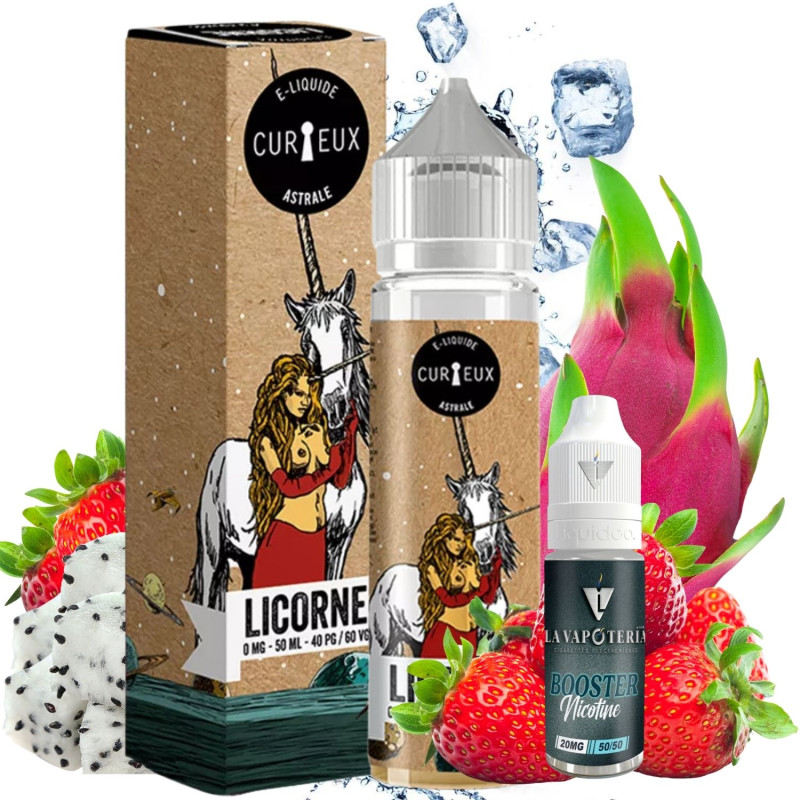 CURIEUX - LICORNE 50ml 03mg - La Vapoteria
