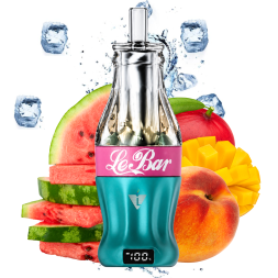 LE BAR - PUFF PASTEQUE MANGUE PECHE 40K - La Vapoteria