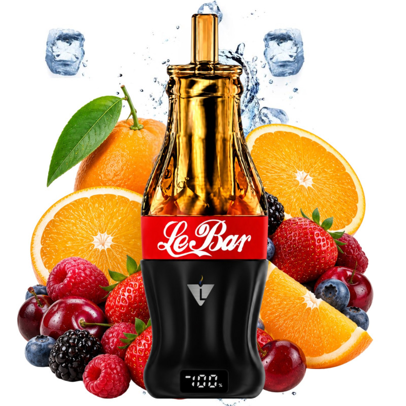 LE BAR - PUFF ORANGE BAIES MIXTES 40K - La Vapoteria