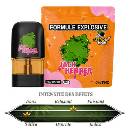 ASTRO HIGH - POD DE REMPLACEMENT JACK HERRER CBD 90% 1ml - La Vapoteria