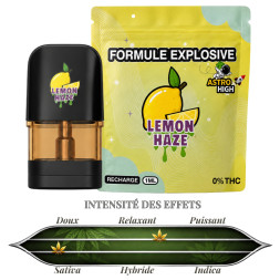 ASTRO HIGH - POD LEMON HAZE CBD 90% - La Vapoteria