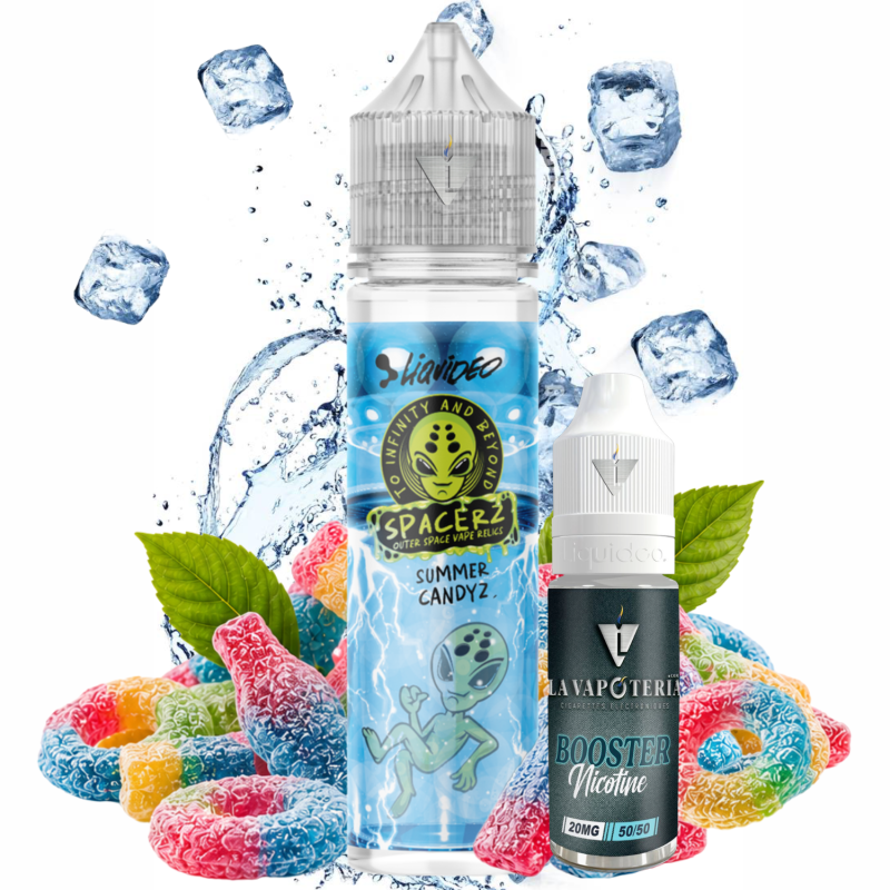 LIQUIDEO - SPACERZ SUMMER CANDYZ 50ML 3mg - La Vapoteria