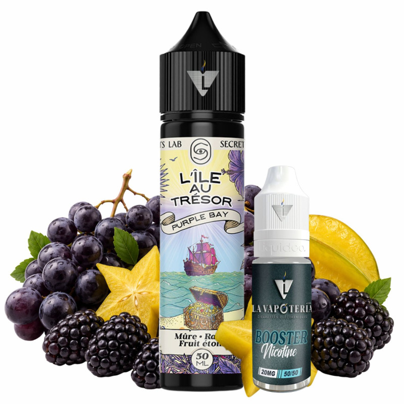 L'ILE AU TRESOR - PURPLE BAY 50ml 03mg - La Vapoteria
