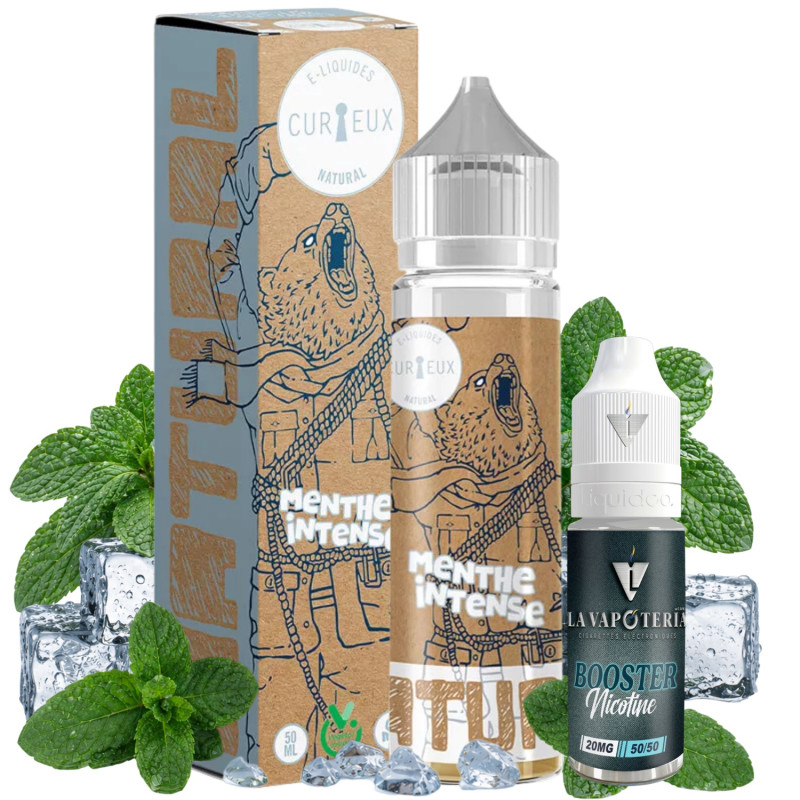 CURIEUX - MENTHE INTENSE 50ml 03mg - La Vapoteria