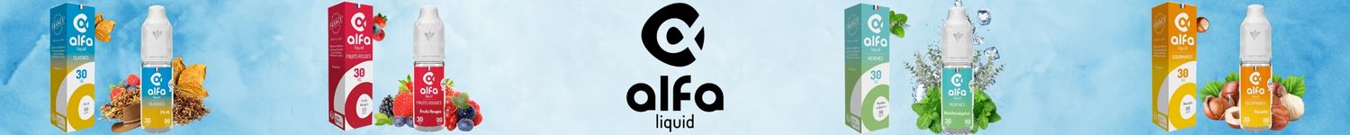 Banniere Alfaliquid 30 - La Vapoteria