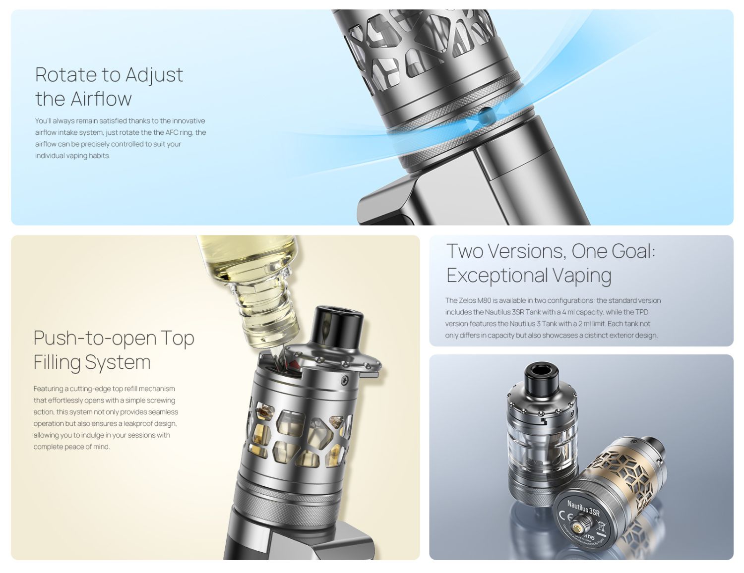 Zelos Airflow - La Vapoteria