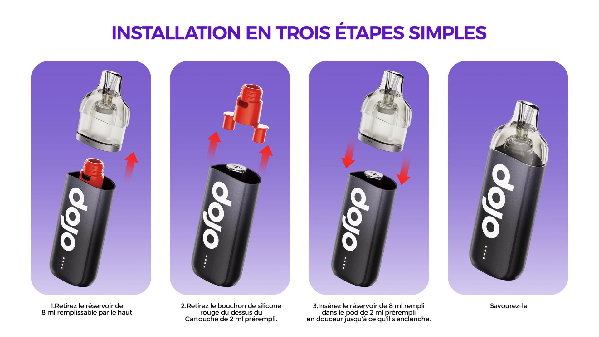 INSTALLATION DE LA CARTOUCHE DOJO BLAST
