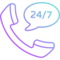 24/7 aide gratuite